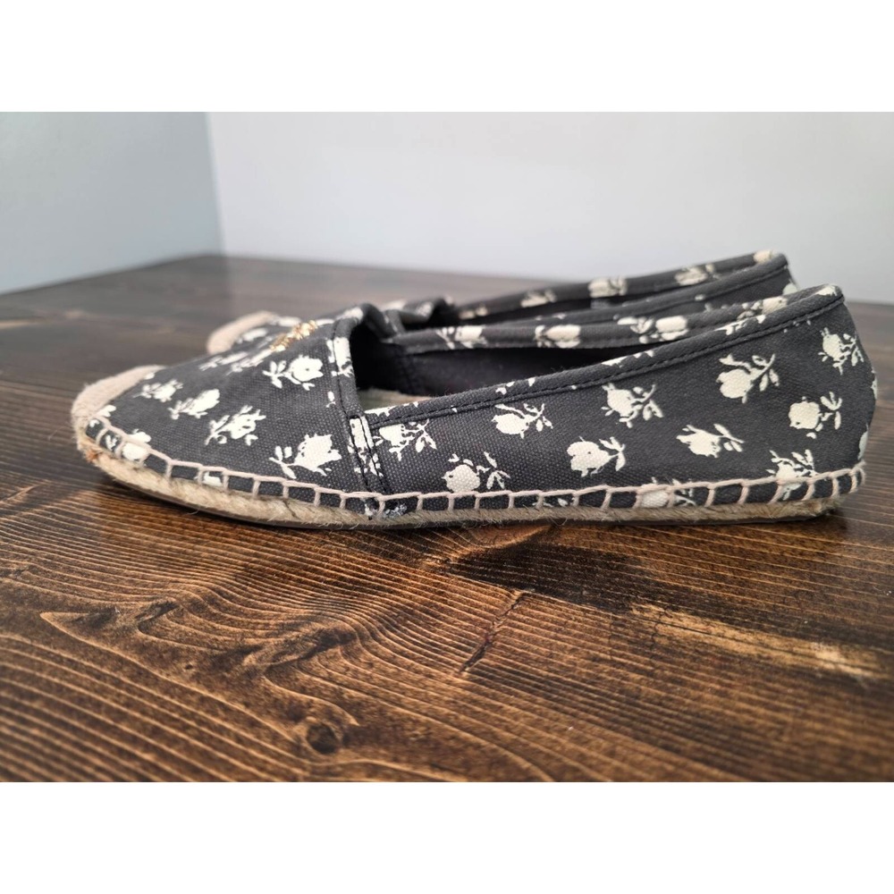 Coach Rhodelle Women's Shoes Size 8.5 Gray White Floral Slip On Flat Ballet - Picture 5 of 11